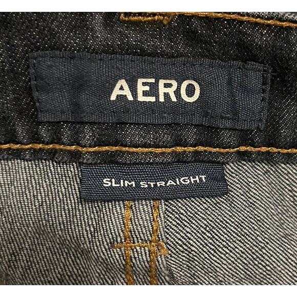 Aero Slim Straight Jeans Size 29/30 - Picture 5 of 6